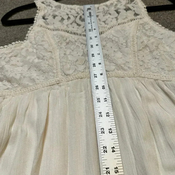 Abercrombie & Fitch Women's White Lace Mini Dress Size Medium - Picture 4 of 7